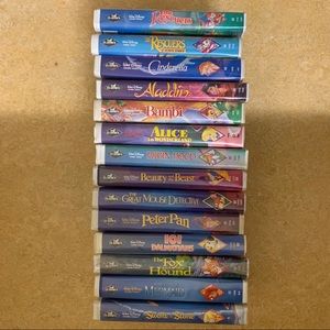 Disney VHS Black Diamond Collection -Vintage